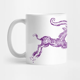 wild antelope in a race Mug